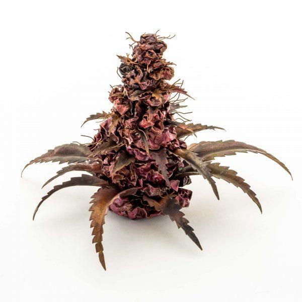 copper cannabis art
