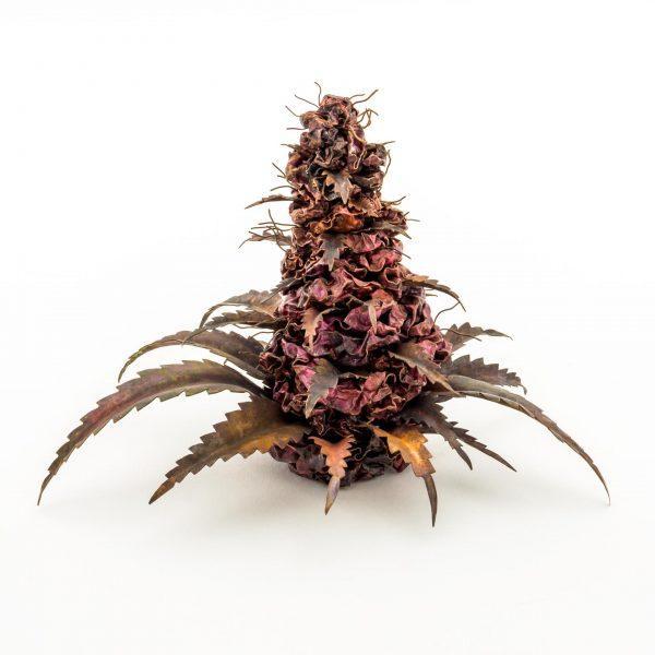 copper cannabis art